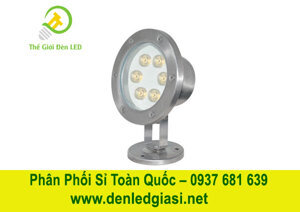 Đèn pha dưới nước HB 6W - Vàng