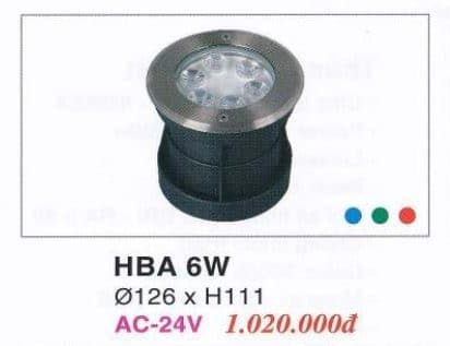 Đèn pha dưới nước HBA 6W