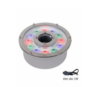 Đèn pha dưới nước HBG 12W - Đổi 3 màu