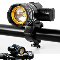 Đèn Pha Gắn Phía Trước Xe Đạp Siêu Sáng Sạc Điện USB Chống Nước Bản Nâng Cấp Kèm Chân Đế Trượt Mai Lee