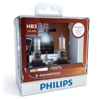 Đèn pha Halogen Philips Xtreme Vision Plus +100% [Số lượng: 1 cái] - VỪA THEO FORM XE