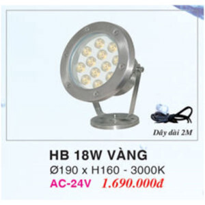Đèn pha hồ nước  HB 18W V