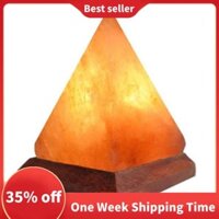 Đèn pha lê muối kim tự tháp USB Đèn trang trí pha lê Đèn khí quyển