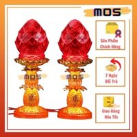 Đèn pha lê trái dứa thờ cúng Mos Shop