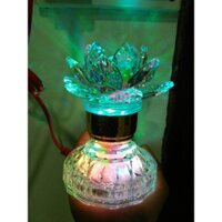 Đèn pha lê trang trí bàn thờ cao 15cm [ ẢNH THÂT ] [ SHOP TỰ CHỤP ] chuyên dụng