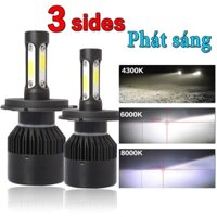Đèn Pha LED 10000LM H4 H1 H7 H8 H9 H11 H16 9005 HB3 9006 HB4 4300K 6000K 8000K Chất Lượng Cao