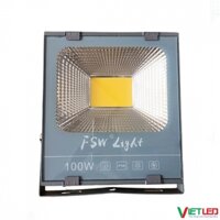 ĐÈN PHA LED 100W COB CHẤT LƯỢNG TỐT HÃNG FSW - VÀNG