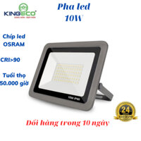 Đèn Pha Led 10W Chip Led Osram KINGLED (EC-FL-10). Đèn Pha Led Ngoài trời. Hàng Chính Hãng. Bảo Hành 2 Năm Đổi mới