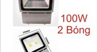 Đèn pha LED 2 BÓNG 100W  HH FALED-100W