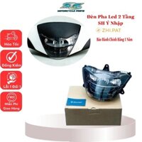 Đèn pha led 2 tầng xe SH Ý 150 ( 2009 - 2010 )  chính hãng ZHIPAT mẫu new 2024