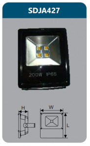 Đèn pha led Duhal SDJA427 200W