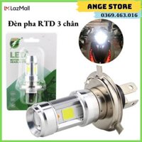 Đèn Pha Led 3 Chân H4-M11R RTD Siêu Sáng (Ánh Sáng Trắng) Shop chuyên độ Đồ chơi xe Wave Sirius  Bóng đèn xe máy Đồ chơi xe máy sirius Đồ chơi xe máy giá rẻ