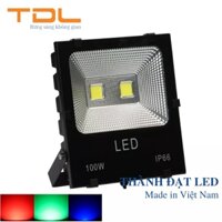 Đèn pha LED 5054 70w đổi màu chiếu sáng sân nhà