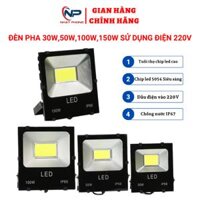 Đèn pha LED 5054SMD-ÁNH SÁNG VÀNG công suất 20W,30W,50W,100W,150W siêu sáng chống nước chống bụi IP66 chiếu sáng sân nhà