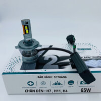 Đèn Pha Led 65w Y2 Lắp Ô Tô - Xe Máy Đủ Chân Đèn H4 , H11, H7