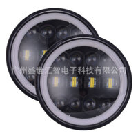 Đèn Pha LED 7 Inch Tròn Cho Wrangler JK TJ Cho Suzuki Samurai Rada 4x4 12-24V Sản Phẩm Chất Lượng Cao Nhà Máy Sản Phẩm Sản Phẩm Sản Phẩm