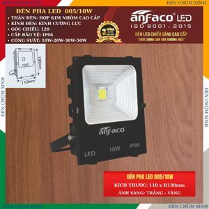 Đèn pha Led Anfaco 005 10W