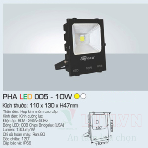 Đèn pha LED Anfaco AFC-005-10W