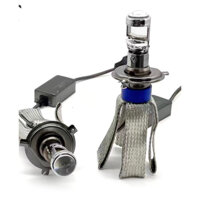 Đèn pha Led bi cầu đuôi công H4