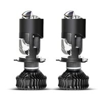 Đèn Pha LED Bi Cầu J20, y9s 55W- 55W- Trợ pha mắt ếch chân H4- Lắp đặt như zin- Siêu sáng( có 2 bản cos vàng- cos trắng)