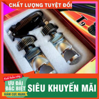 Đèn Pha LED Bi cầu mini T9 MA Racing 60W chân H4 ô tô, xe máy(Giá 1 bóng)Mẫu tiền tiến nhất 2023. Tặng 1 bóng Hậu nháy A