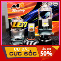 Đèn Pha LED Bi Cầu Mini T9 2024 MA Racing 60W Chân H4 Ô Tô, mô tô Siêu Sáng bh 2 Năm