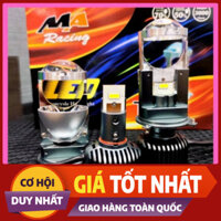 Đèn Pha LED Bi Cầu Mini T9 2024 MA Racing 60W Chân H4 Ô Tô, xe máy Siêu Sáng Bảo Hành 2 năm [Điện Máy Xanh]