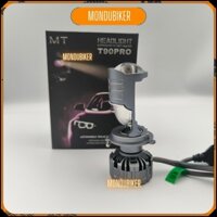 Đèn Pha Led Bi Cầu Mini T90 PRO Siêu Sáng Với 15 Chip Led Chân H4 Gắn Ô tô và Xe Máy Bảo Hành 12 Tháng( Giá 1 bóng)