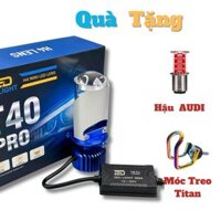 Đèn Pha LED Bi Cầu T40 PRO ZED LIGHT 55W 12 24V Điện Bình Chân H4 Lắp Oto Xe Máy BH 24 Tháng