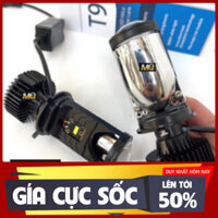 Đèn Pha Led Bi Cầu T9 H4 60W 2024 Cho xe con xe gắn máy ( Dùng Điện Ắc Quy ) Cắt Sáng chống lóa M01B [MeTro]