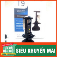 Đèn Pha Led Bi Cầu T9 H4 Cho xe ô tô xe gắn máy ( Dùng Điện Ắc Quy ) Cắt Sáng chống chói M01B Siêu Sáng bh hai năm [