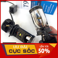 Đèn Pha Led Bi Cầu T9 H4 Cho xe con xe gắn máy ( Dùng Điện Ắc Quy ) Cắt Sáng chống nắng M01B