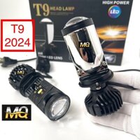Đèn Pha LED Bi Cầu T9 H4 Pro Bản 2024 Cho ô tô xe máy ( dùng điện ắc quy)