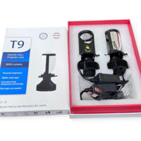 Đèn pha Led bi cầu T9-H4.Loại 1 nguồn nhôm 40w gắn như zin Ô tô-xe máy