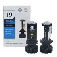 Đèn Pha Led Bi Cầu T9 - LED Chân H4  ( Ko Lắp Điện Máy ) Lắp Cho Xe Máy, Giá 1 Bóng