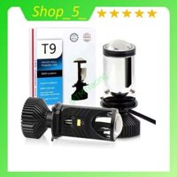 Đèn pha led bi cầu T9 Pro chân H4 New 2024 55W DC 9-36V Lắp cho xe máy ô tô