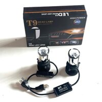 Đèn Pha LED Bi Cầu T9 Pro H4 - Phiên Bản 2024 | Dùng Điện Ắc Quy 12V | Ô Tô - Xe Máy