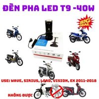 Đèn Pha Led Bi Cầu T9 Pro H4 Bản 2024 ( Ko Lắp Điện Máy ) Chính Hãng AHE 2024
