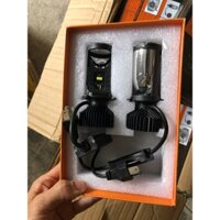 Đèn Pha Led Bi Cầu T9 Pro H4 Bản 2024 ( Dùng Điện Ắc Quy ) Cắt Sáng có ốc chỉnh 38W giá 1 bóng