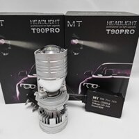 Đèn pha Led bi cầu T90 - 90w siêu sáng với 15 chip led chân H4( giá 1 bóng) ánh sáng trắng có viền cắt