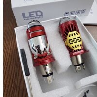 Đèn Pha Led Bi Cầu Xe Máy H4 M01J Bản Chíp Osram. V22 Chíp Osram