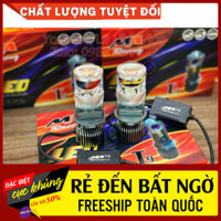 Đèn Pha Led Bi Mini T9 H4 [2024] xịn MAracing_Sáng Nhất phương thức Bi Cầu Mini_Bảo Hành hai năm [MeTro]