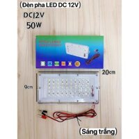 Đèn pha LED bóng kẹp bình 12V kẹp bình ắc quy loại tốt siêu sáng - Đèn pha LED 50W