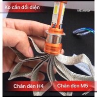 ĐÈN PHA LED CYT 3 TIM VÀNG TRẮNG AC-DC (BH 6TH ĐỔI MỚI)