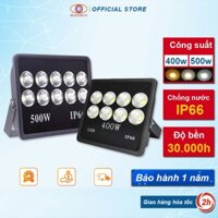 Đèn Pha Led, Đèn Pha Chóa Phễu Công Suất 400W, 500W, 600W Haledco Siêu Sáng, Tiết Kiệm Điện Năng Bảo Hành 12 Tháng