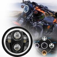 Đèn Pha LED DRL 5-3 / 4 5.75 Inch Chuyên Dụng Cho Xe Mô Tô Harley Davidson Sportster Yamaha