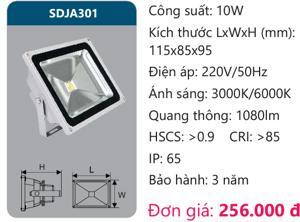 Đèn pha led Duhal 10W SDJA301