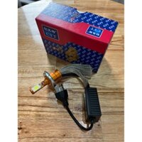 Đèn Pha Led Đuôi Công Chân H4 Gắn Xe Máy Cực Sáng  Bảo Hành 1 Năm