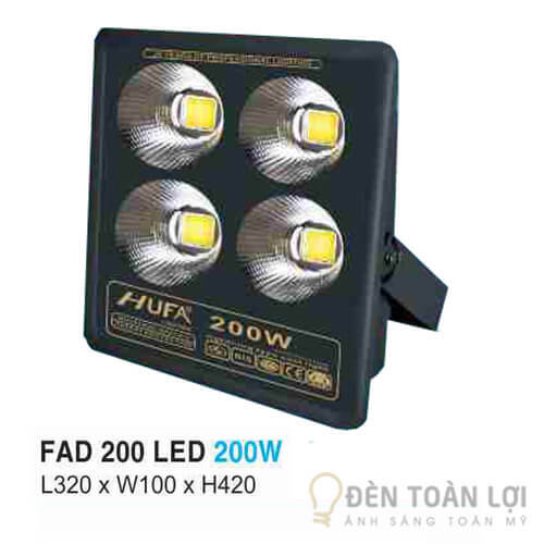Đèn pha led FAD 200W