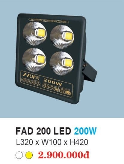 Đèn pha led FAD 200W